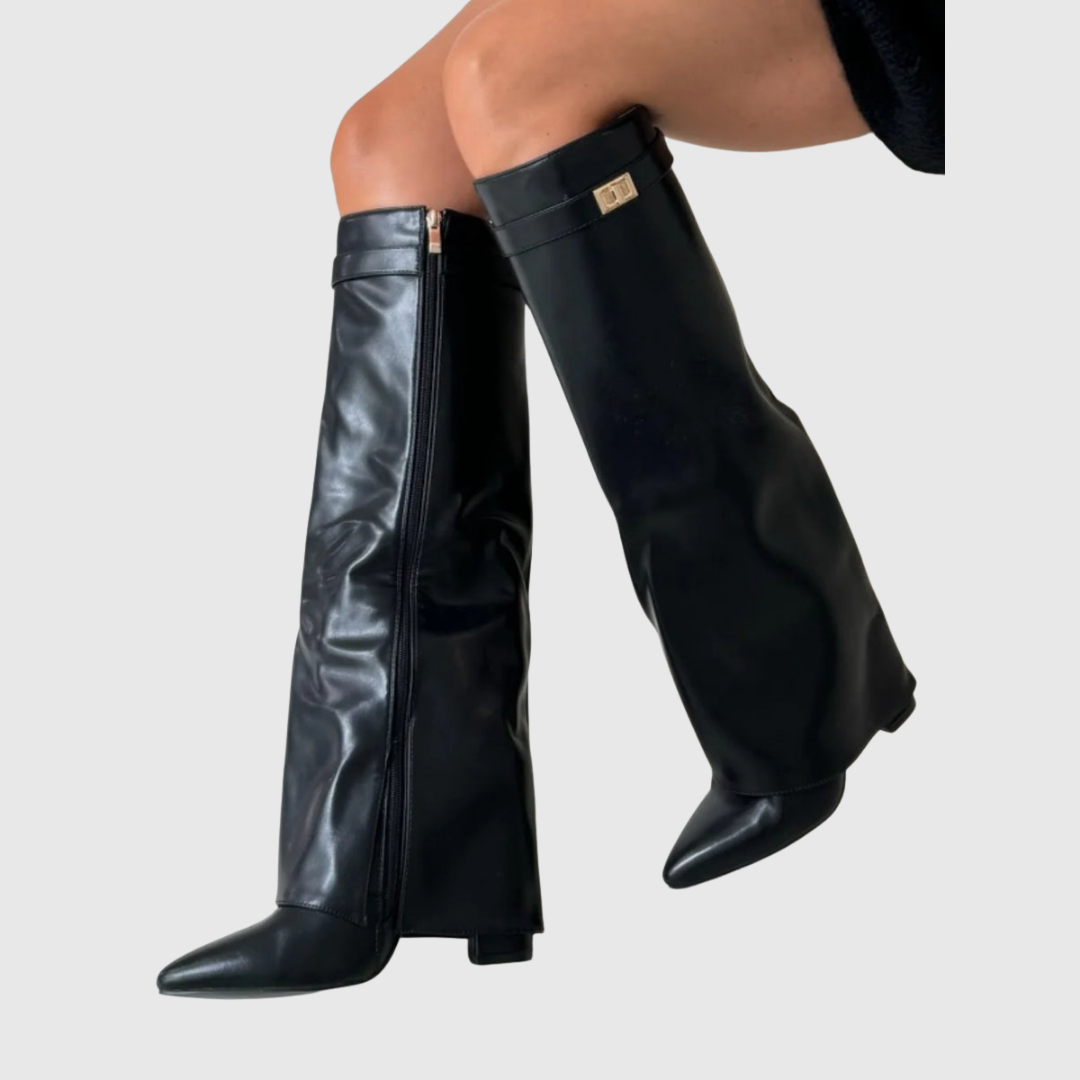 Women's Leather Boots — LELENE