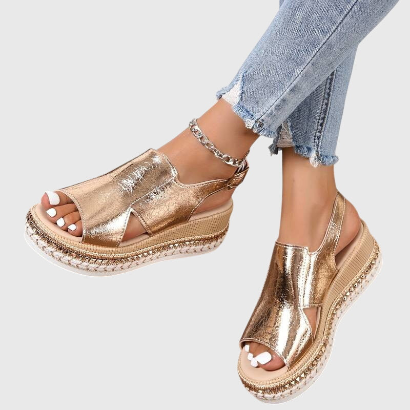 Rowena London women's orthopaedic comfort sandals with cushioned arch support