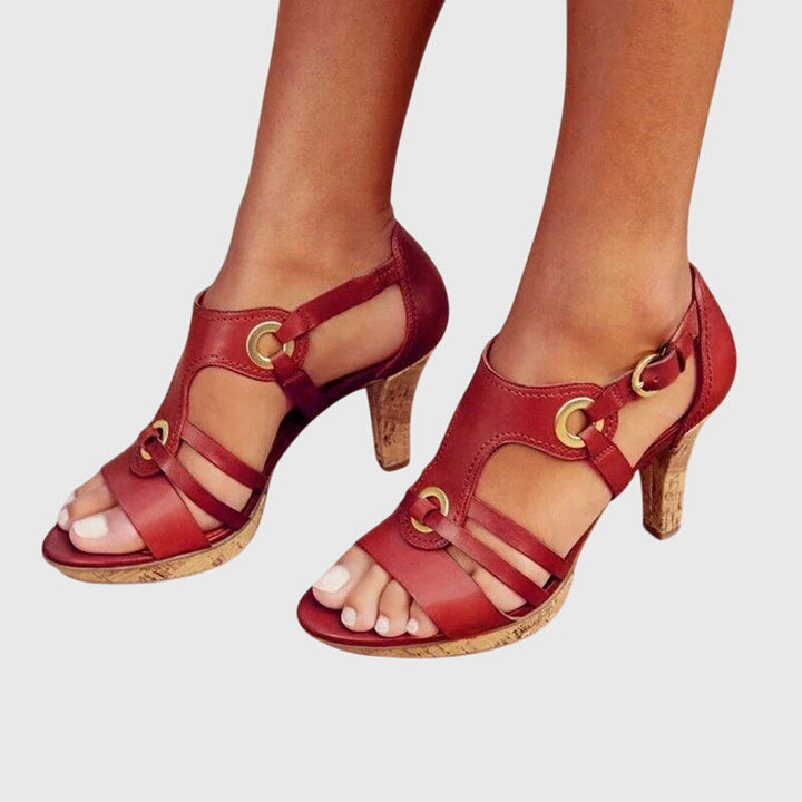 Winifred | Orthopaedic Heels Poise — Red / 2.5