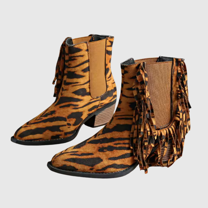 Women's Suede Boots — OLIVINE