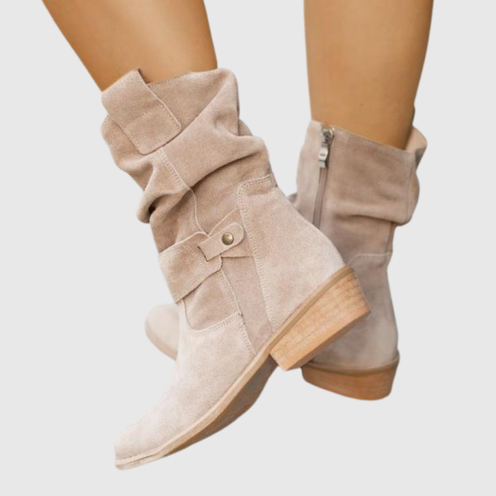 Women's Suede Boots — CORISSA