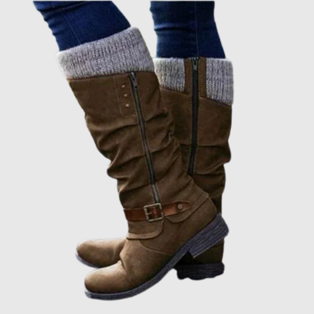 Women's Leather Boots — THESSARA