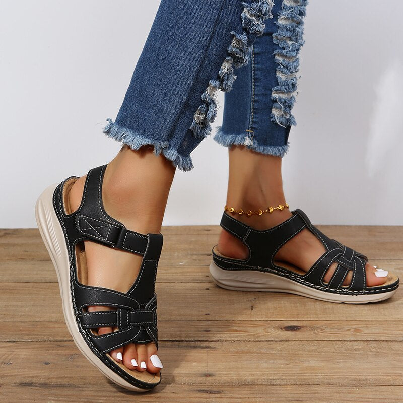 Rowena London women's orthopaedic comfort sandals with cushioned arch support