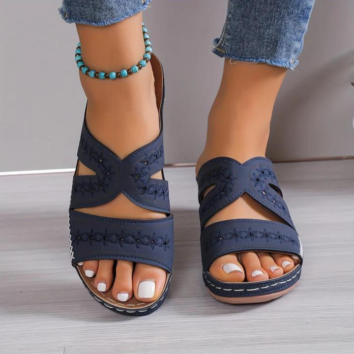 Rowena London women's orthopaedic comfort sandals with cushioned arch support