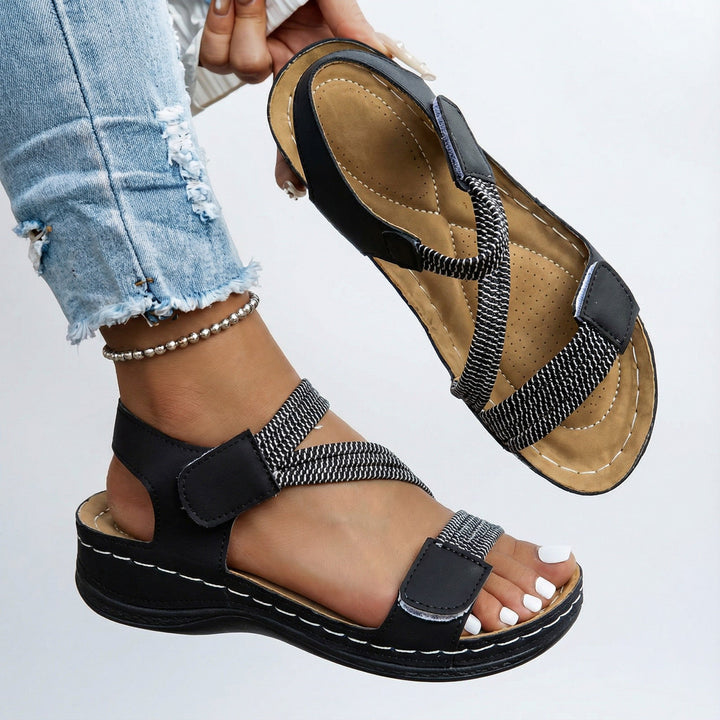 Rowena London women's orthopaedic comfort sandals with cushioned arch support