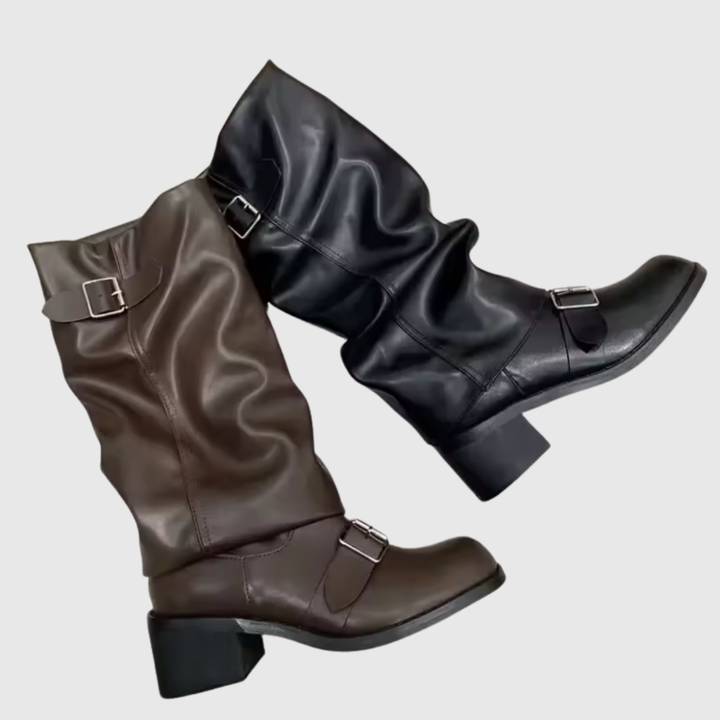 Women's Leather Boots — ISOLDEIA