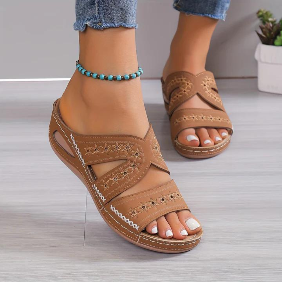 Rowena London women's orthopaedic comfort sandals with cushioned arch support