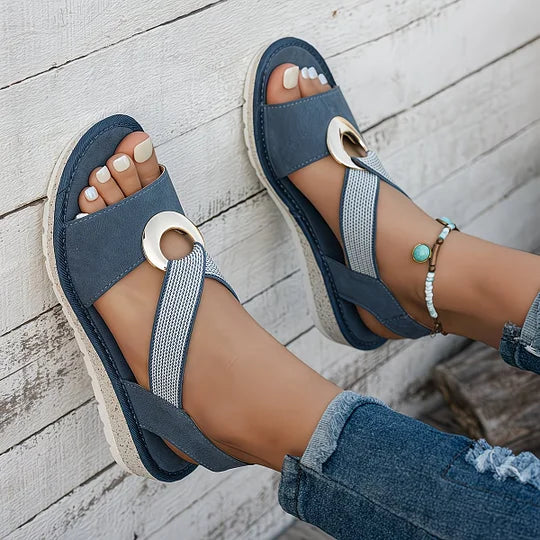 Rowena London women's orthopaedic comfort sandals with cushioned arch support