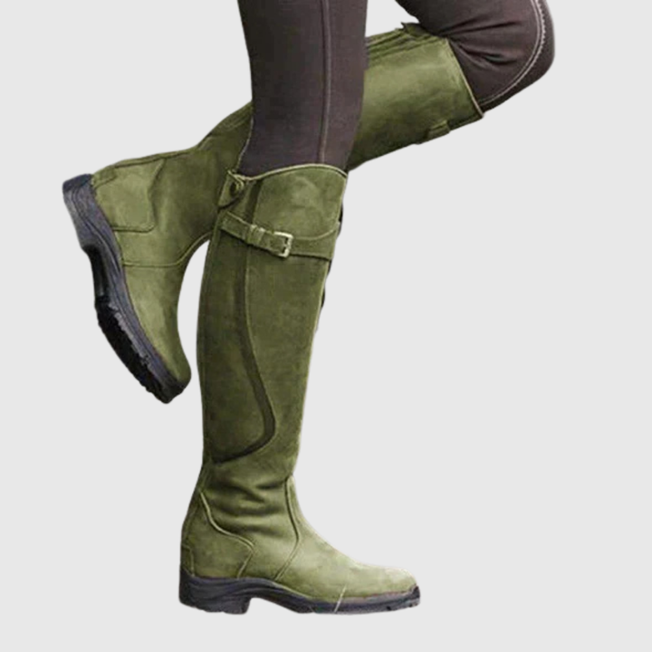 Women's Leather Boots — DELYRA