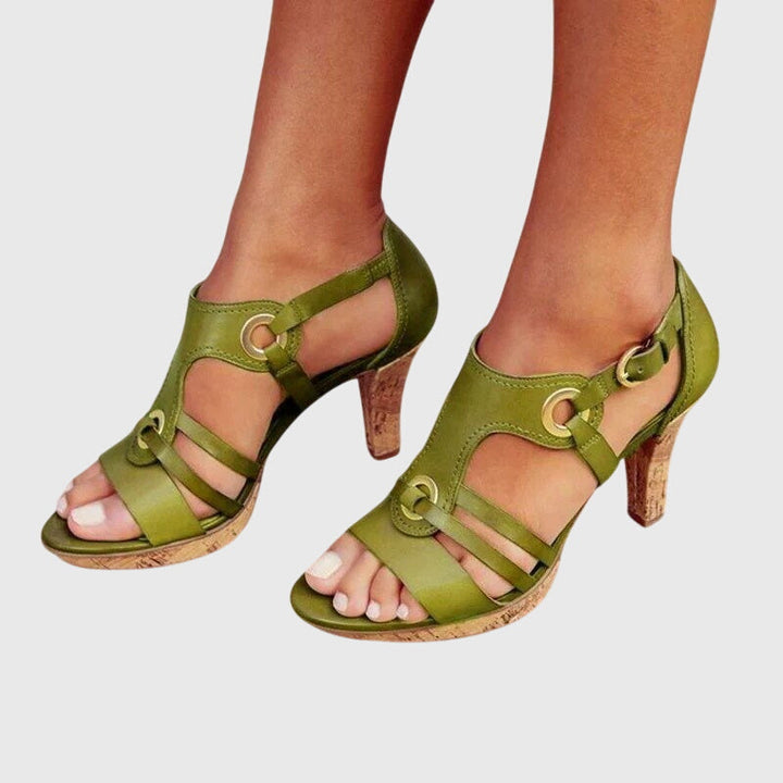Winifred | Orthopaedic Heels Poise — Green / 2.5