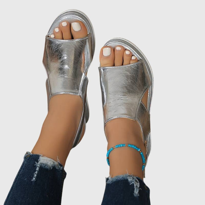 Rowena London women's orthopaedic comfort sandals with cushioned arch support