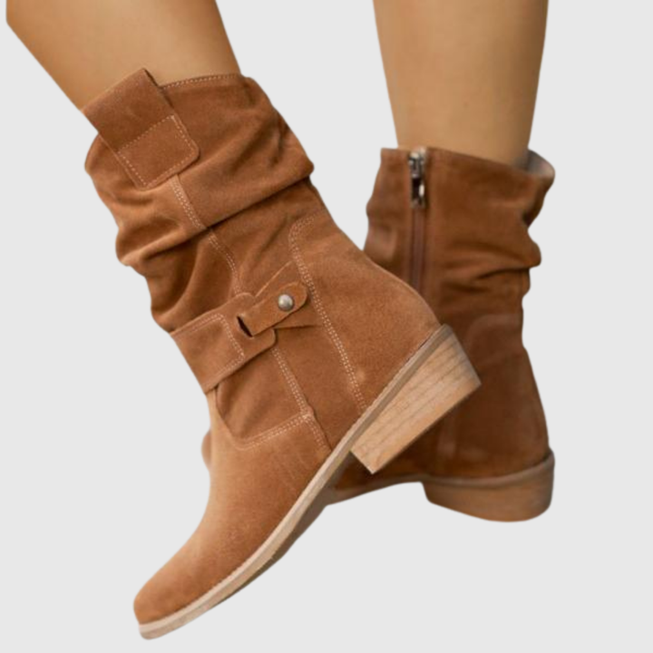 Women's Suede Boots — CORISSA