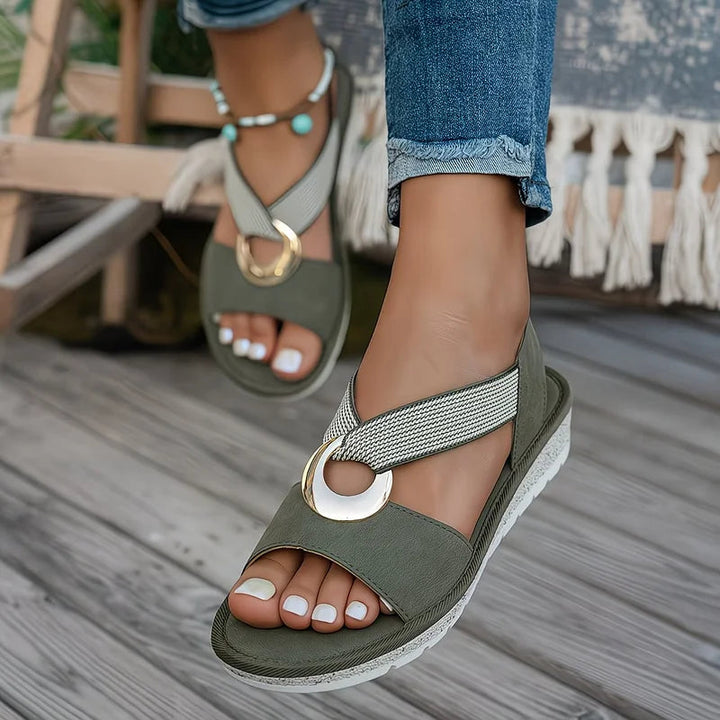 Rowena London women's orthopaedic comfort sandals with cushioned arch support