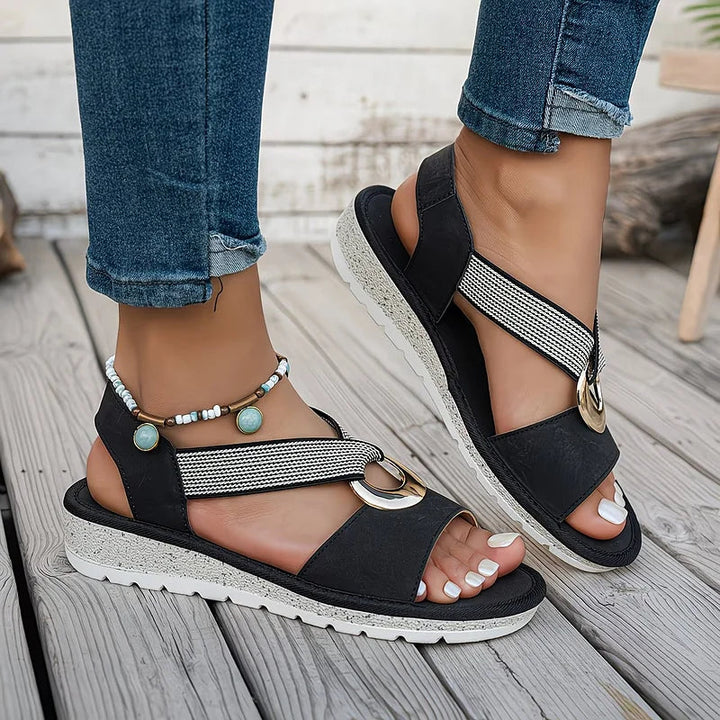 Rowena London women's orthopaedic comfort sandals with cushioned arch support