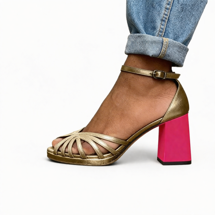Lavinia | Orthopaedic Heels Elegance — Gold / 2.5