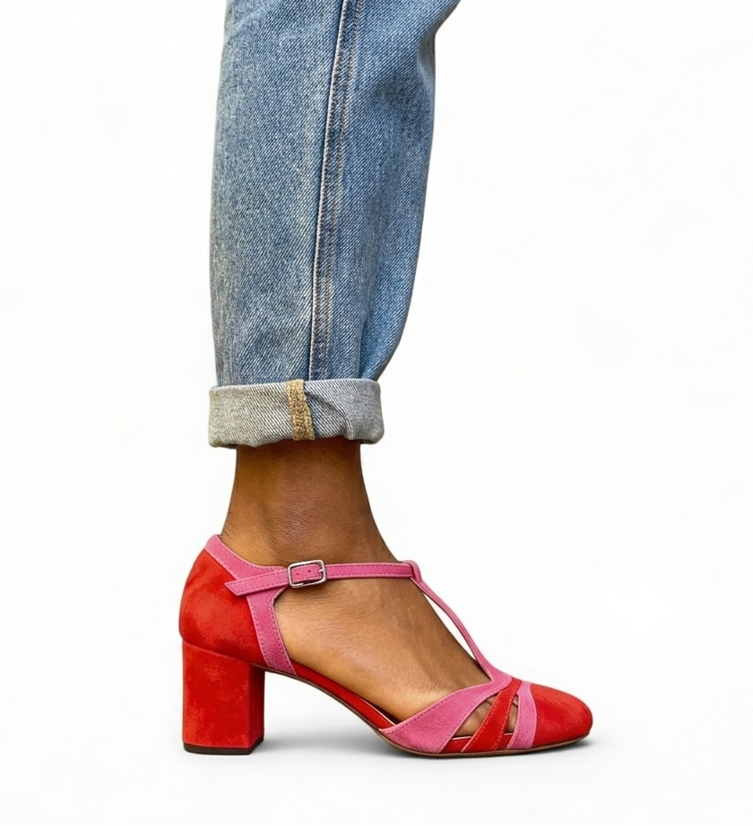 Rosamund | Orthopaedic Heels Elegance — Red / 2.5