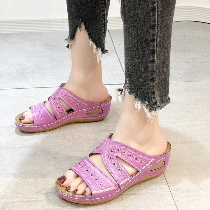 Rowena London women's orthopaedic comfort sandals with cushioned arch support