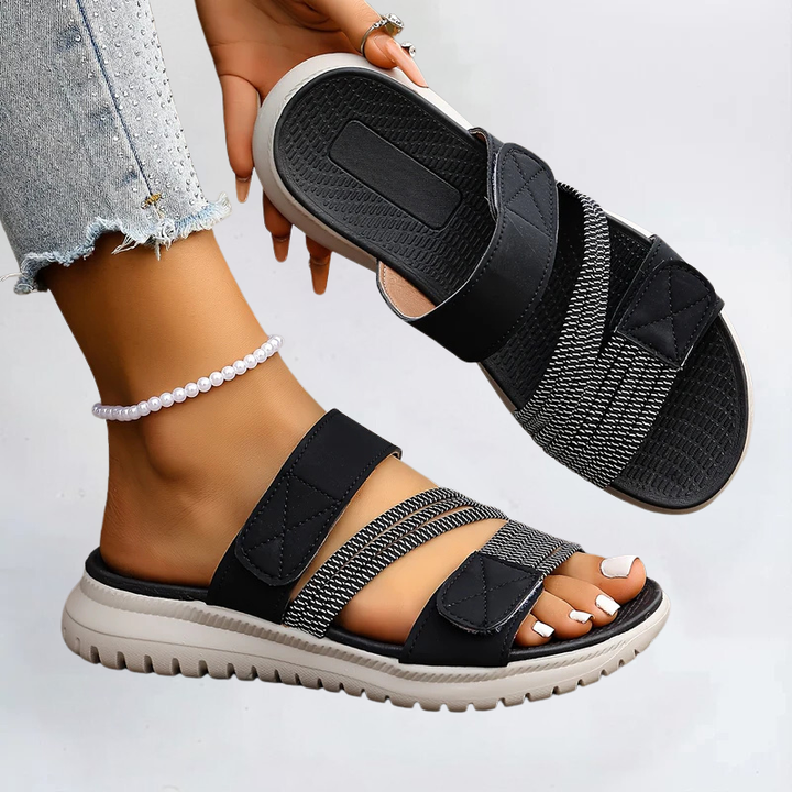 Rowena London women's orthopaedic comfort sandals with cushioned arch support