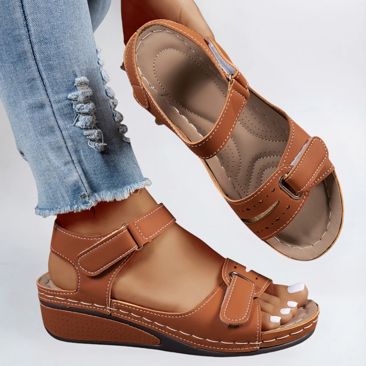 Rowena London women's orthopaedic comfort sandals with cushioned arch support