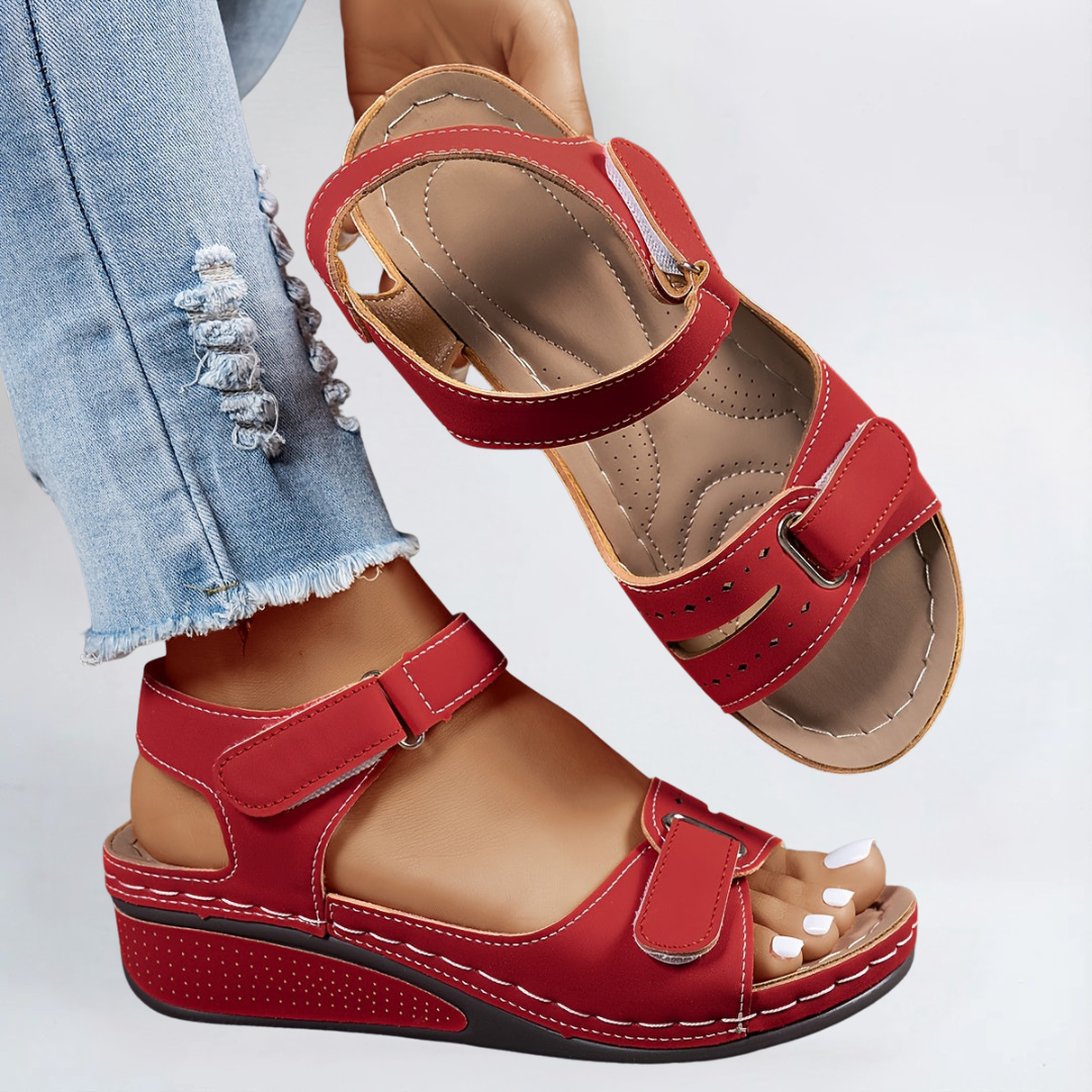 Rowena London women's orthopaedic comfort sandals with cushioned arch support