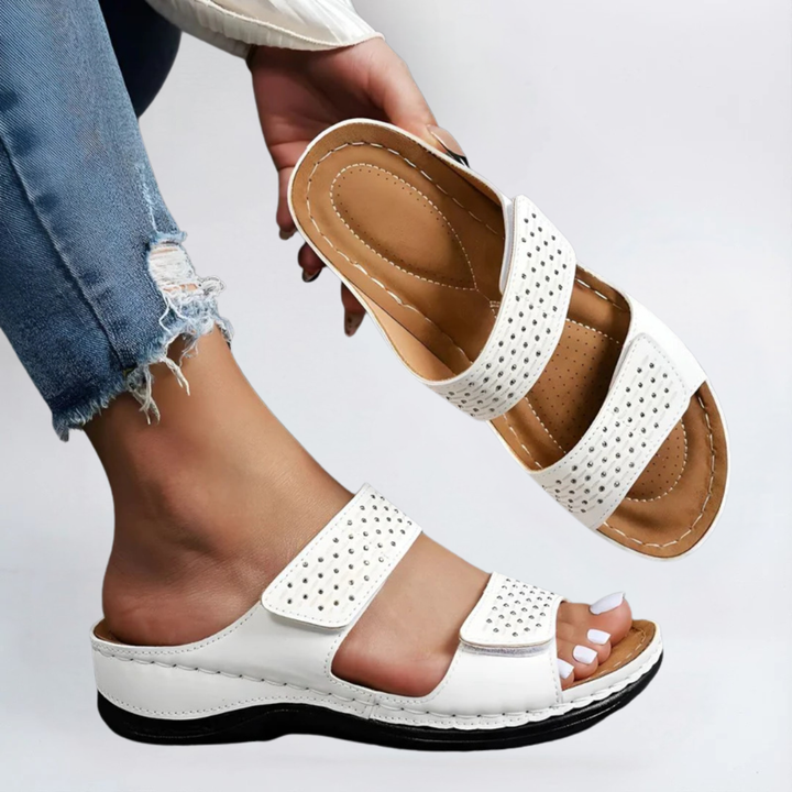 Rowena London women's orthopaedic comfort sandals with cushioned arch support