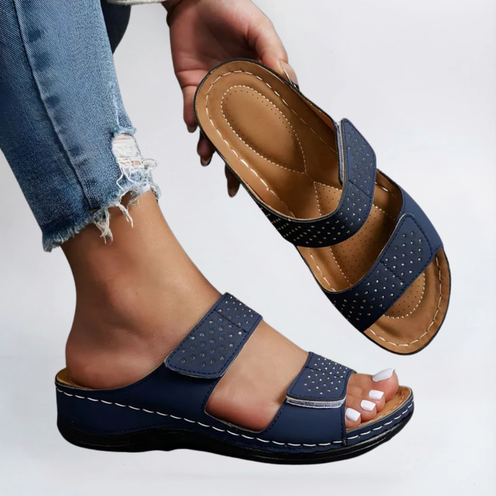 Rowena London women's orthopaedic comfort sandals with cushioned arch support