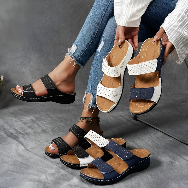 Rowena London women's orthopaedic comfort sandals with cushioned arch support