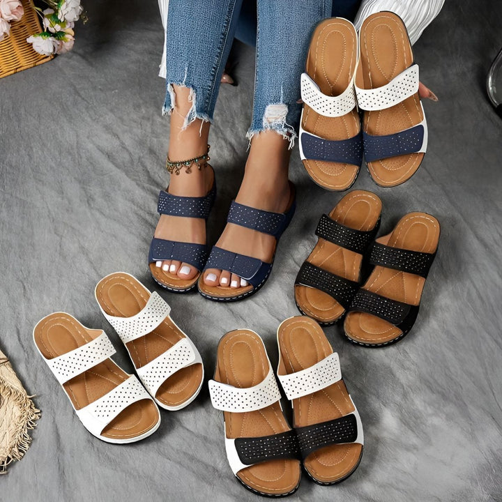 Rowena London women's orthopaedic comfort sandals with cushioned arch support