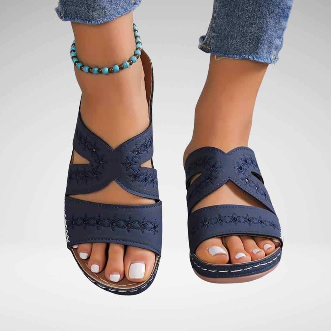 Rowena London women's orthopaedic comfort sandals with cushioned arch support