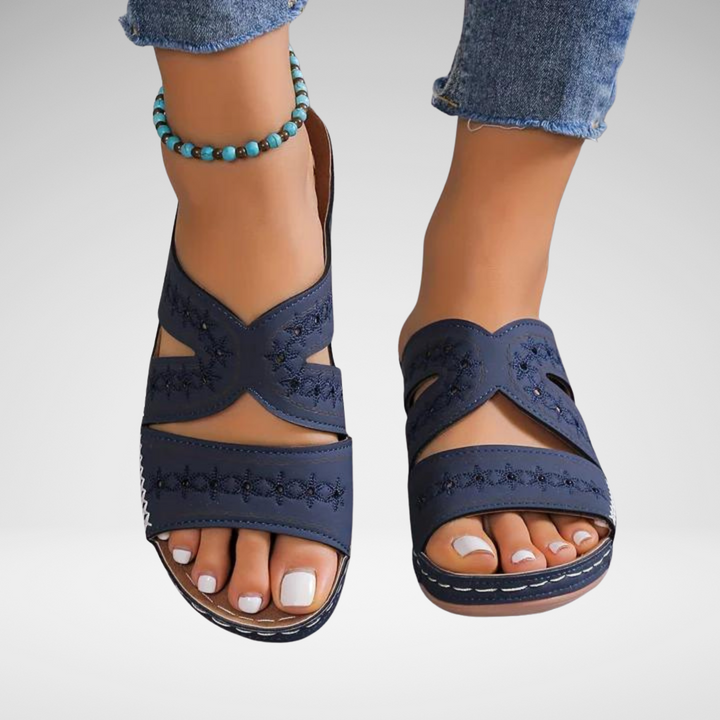 Rowena London women's orthopaedic comfort sandals with cushioned arch support