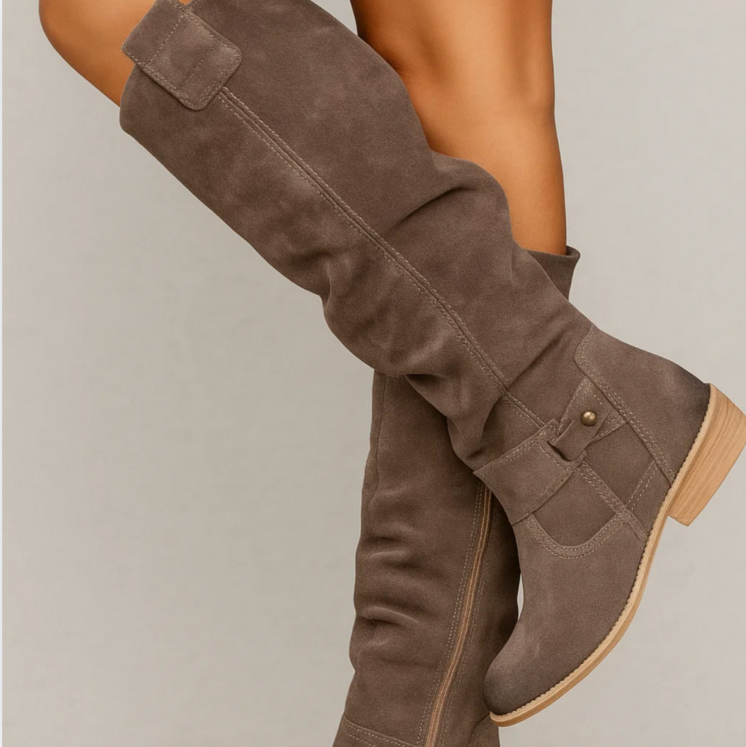 Women's Suede Boots — CORALINE