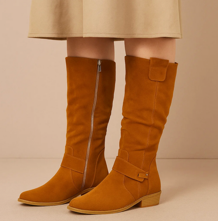 Women's Suede Boots — CORALINE