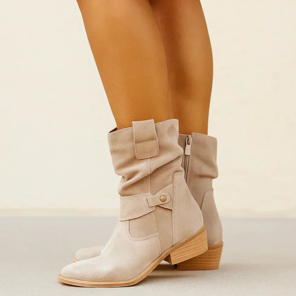 Women's Suede Boots — SUEVANAE