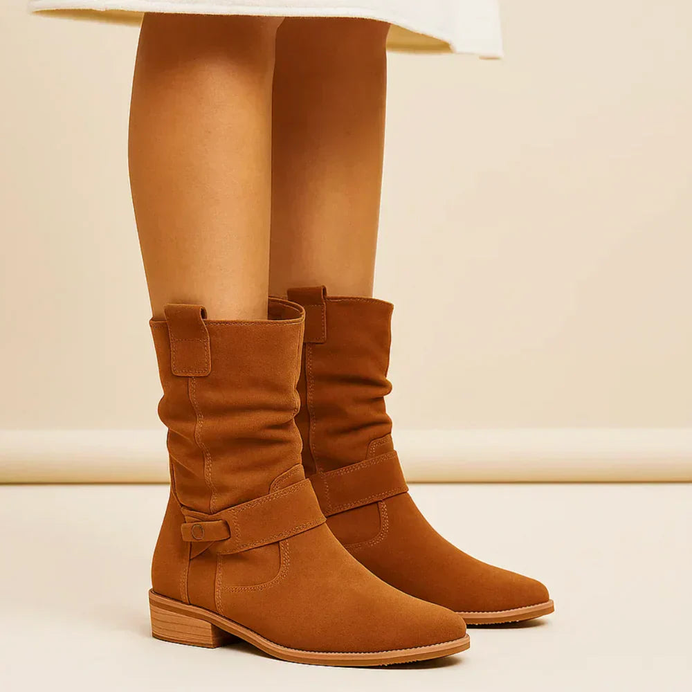 Women's Suede Boots — SUEVANAE
