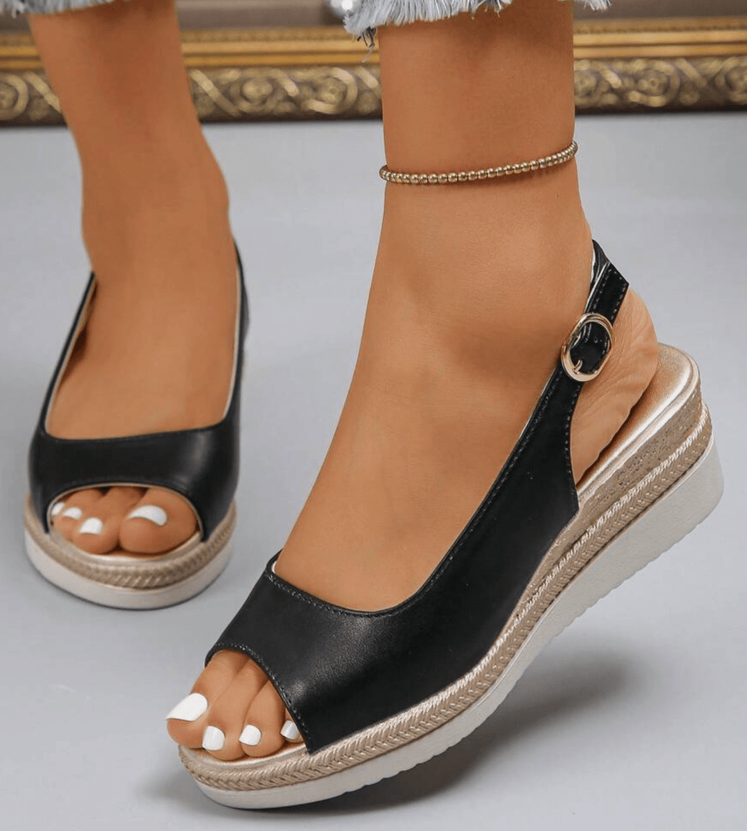 Rowena London women's orthopaedic comfort sandals with cushioned arch support