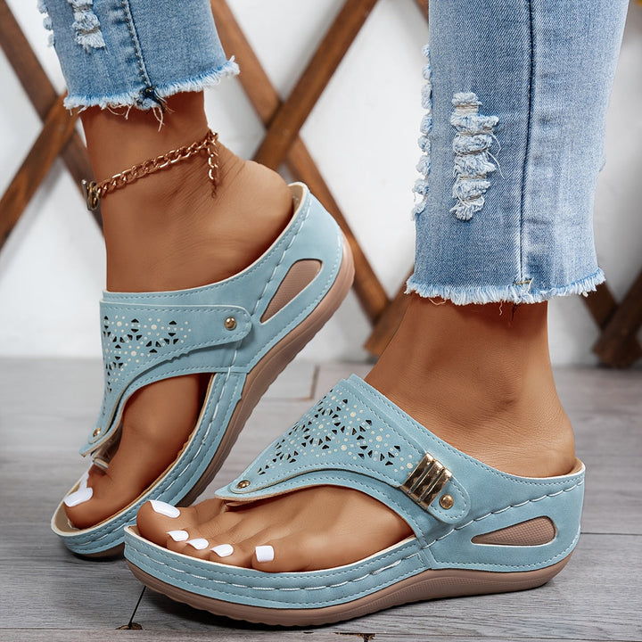 Rowena London women's orthopaedic comfort sandals with cushioned arch support