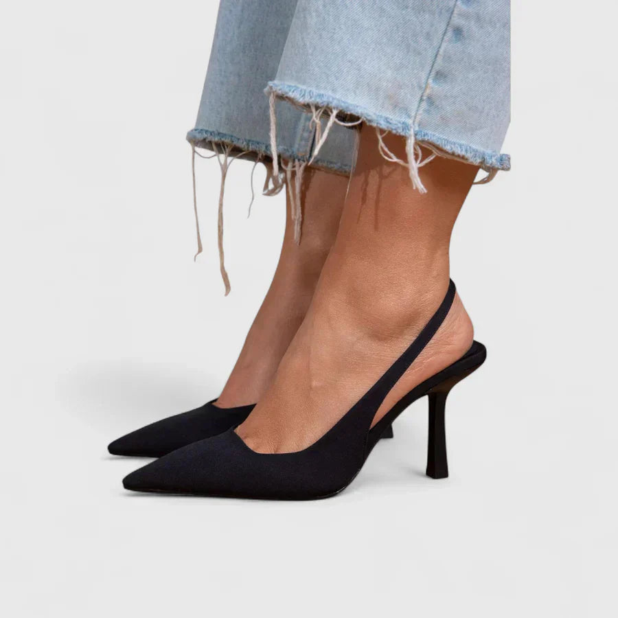 Matilda | Orthopaedic Heels Comfort — Black Suede / 2.5