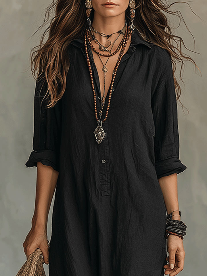 Women's Maxi Dresses — Timeless Button Maxi Dress