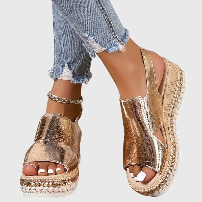 Rowena London women's orthopaedic comfort sandals with cushioned arch support