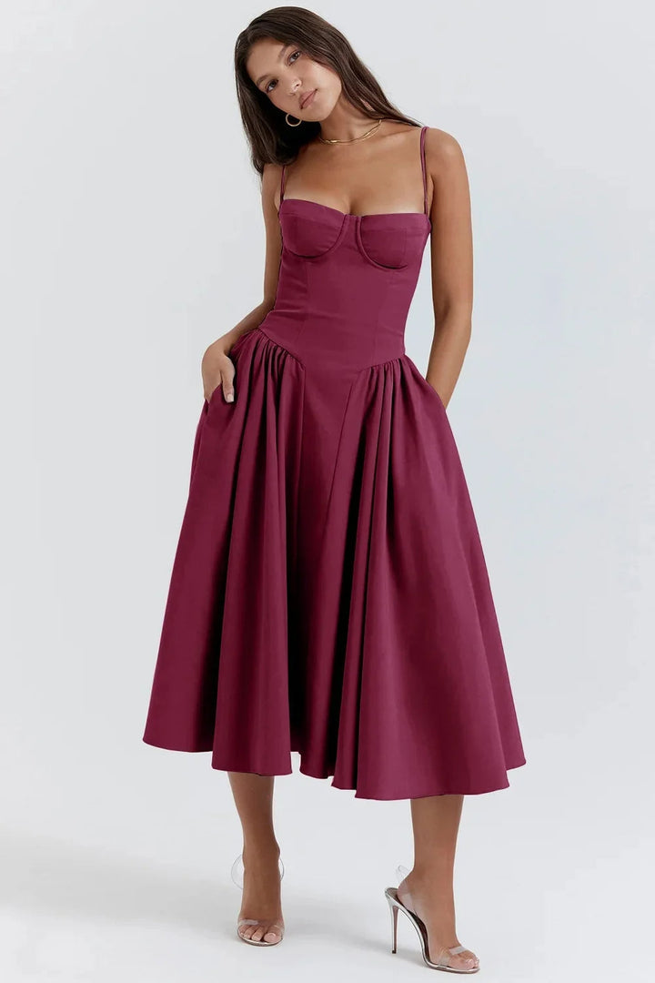 Women's Midi Dresses — CHARMONE