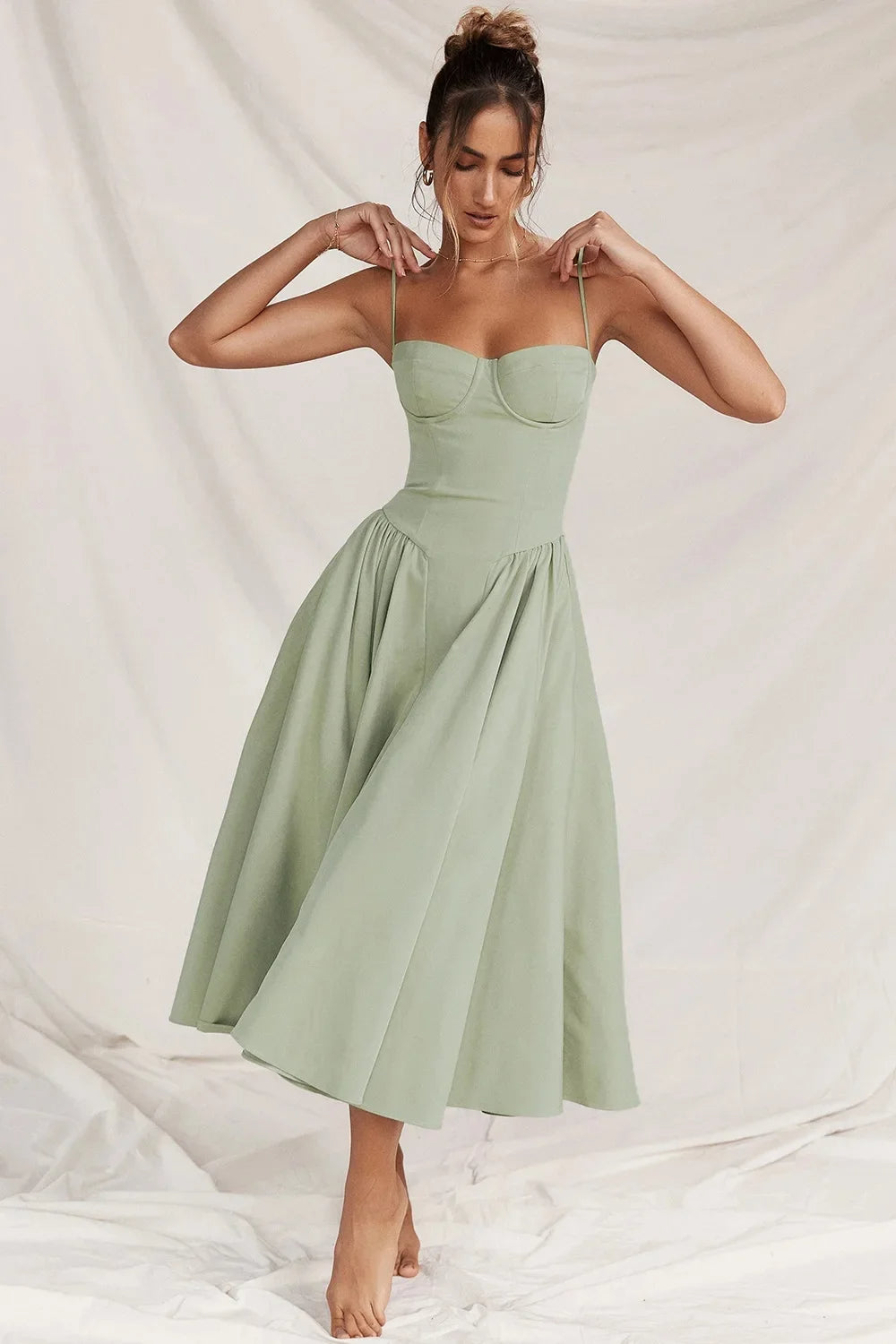 Women's Midi Dresses — CHARMONE