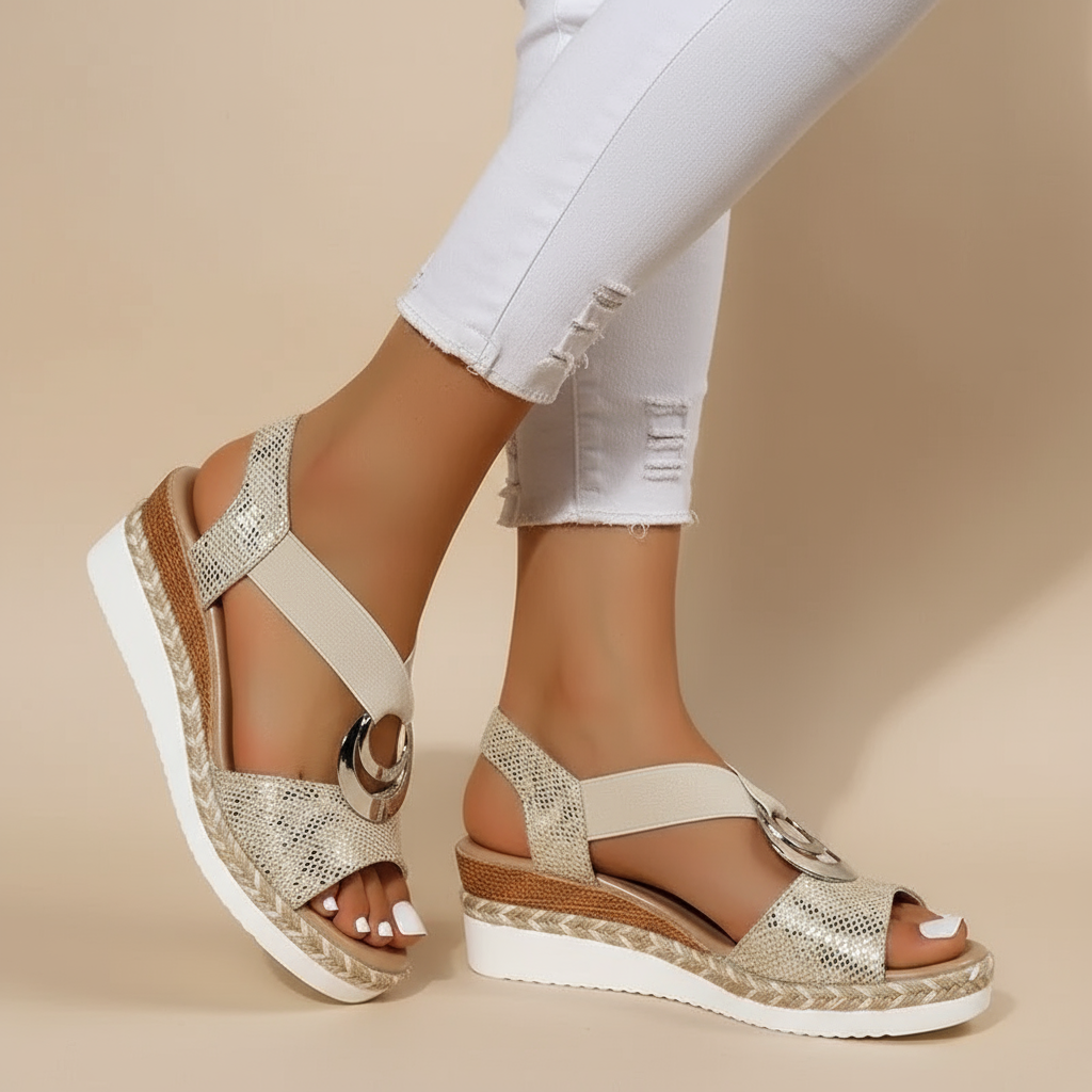 Rowena London women's orthopaedic comfort sandals with cushioned arch support