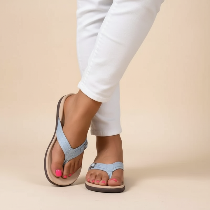 Rowena London women's orthopaedic comfort sandals with cushioned arch support