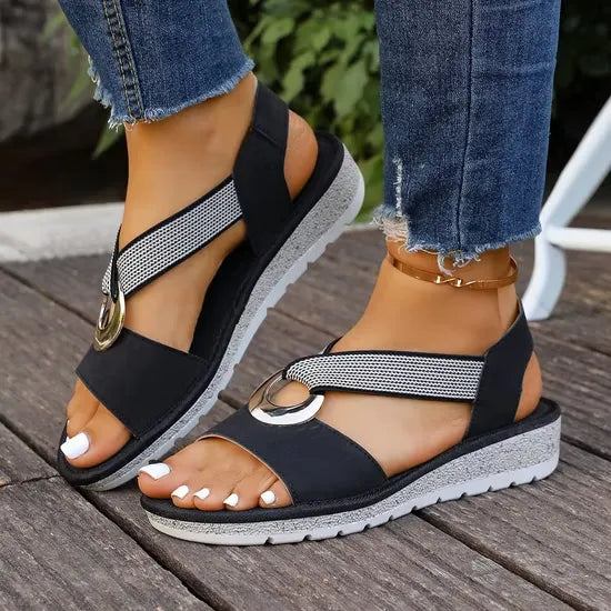 Rowena London women's orthopaedic comfort sandals with cushioned arch support