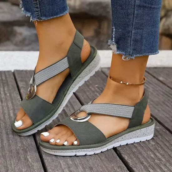 Rowena London women's orthopaedic comfort sandals with cushioned arch support
