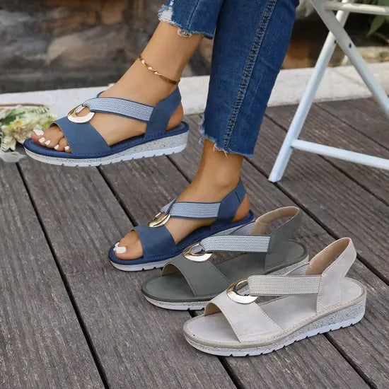 Rowena London women's orthopaedic comfort sandals with cushioned arch support
