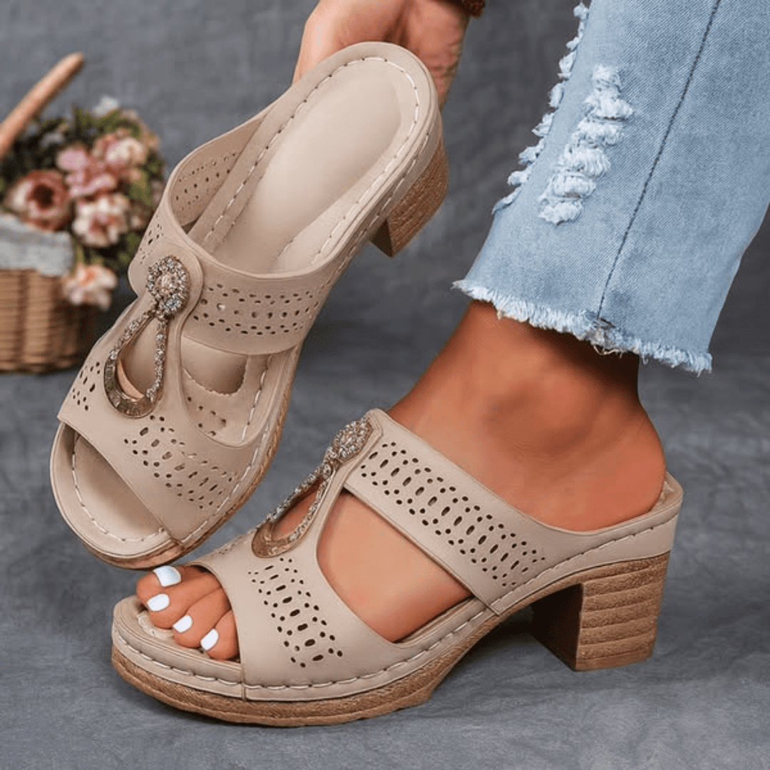 Rowena London women's orthopaedic comfort sandals with cushioned arch support