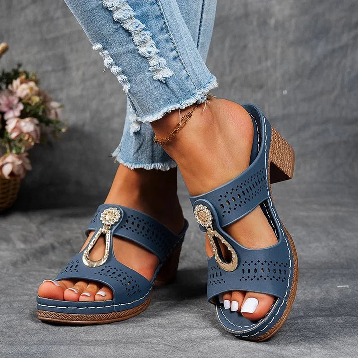 Rowena London women's orthopaedic comfort sandals with cushioned arch support