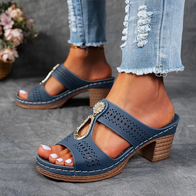 Rowena London women's orthopaedic comfort sandals with cushioned arch support