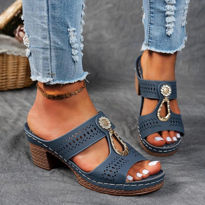 Rowena London women's orthopaedic comfort sandals with cushioned arch support